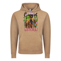 Vintage Coffee cowgirl summer Vintage Hoodie - MaliasSmallBusiness