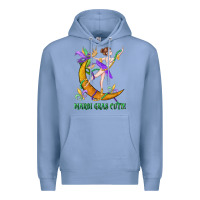 Colony Blue mardi gras cutie Premium Hoodie - CowGirlArtShop