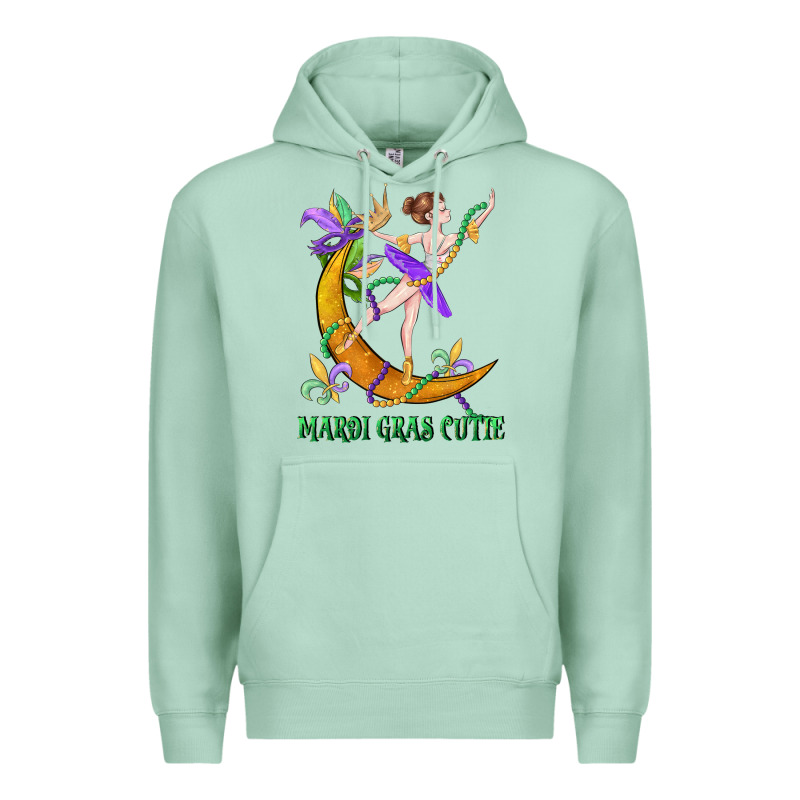 Mardi Gras Cutie Premium Hoodie by CowGirlArtShop | Teevron