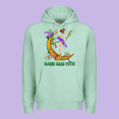 Mardi Gras Cutie Premium Hoodie Designed By Cowgirlartshop