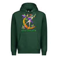 Sports Green mardi gras cutie Premium Hoodie - CowGirlArtShop