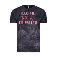 Cloud Black feed me and tell me im pretty Vintage Tee - MaliasSmallBusiness