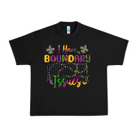Black i have boundary issues Urban Heavy Tee - MaliasSmallBusiness