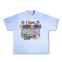 Grape Ice i have boundary issues Urban Heavy Tee - MaliasSmallBusiness