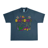 Midnight Navy i have boundary issues Urban Heavy Tee - MaliasSmallBusiness