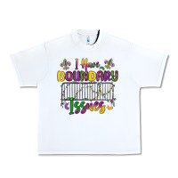 White i have boundary issues Urban Heavy Tee - MaliasSmallBusiness