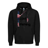 Black I love fishing Zipper Hoodie - Bettercallsaul