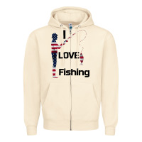 Sandshell I love fishing Zipper Hoodie - Bettercallsaul