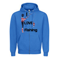 True Royal I love fishing Zipper Hoodie - Bettercallsaul