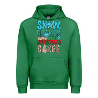Emerald Snow Flakes aAd Christmas Cakes Urban Hoodie - BundleAndBundleShop
