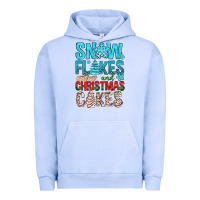 Pigment Grape Ice Snow Flakes aAd Christmas Cakes Urban Hoodie - BundleAndBundleShop
