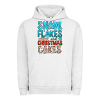 Pigment Lunar Rock Snow Flakes aAd Christmas Cakes Urban Hoodie - BundleAndBundleShop