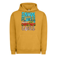 Pigment Peanut Butter Snow Flakes aAd Christmas Cakes Urban Hoodie - BundleAndBundleShop