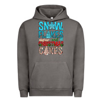 Pigment Tornado Snow Flakes aAd Christmas Cakes Urban Hoodie - BundleAndBundleShop