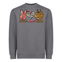 Storm peace love teach Heavyweight Sweatshirt - NancyCooperArtShop