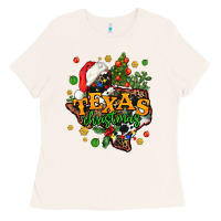 Bone texas christmas Ladies Tee - AdoDesignShop