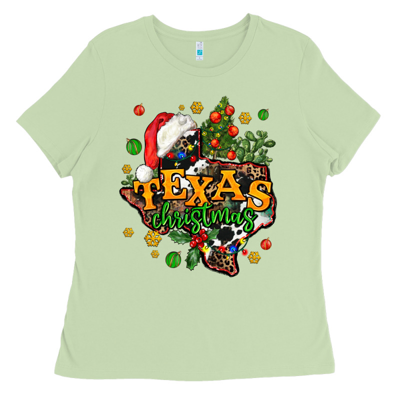 Texas Christmas Ladies Tee by AdoDesignShop | Teevron