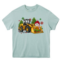 Arona christmas bulldozer snowman Heavy Core Tee - JahusDesignShop