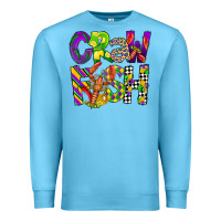 Ocean Blue crawfish mardi gras Premium Sweatshirt - CowGirlArtShop