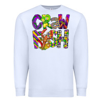White crawfish mardi gras Premium Sweatshirt - CowGirlArtShop