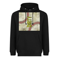 Black dirty baseball Heavyweight Hoodie - TumblerDesignByShophia