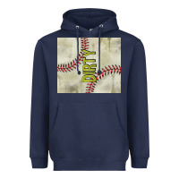 Navy dirty baseball Heavyweight Hoodie - TumblerDesignByShophia