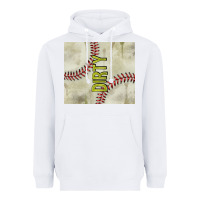 White dirty baseball Heavyweight Hoodie - TumblerDesignByShophia