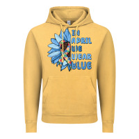 Vintage Mustard in april we wear blue Vintage Hoodie - MaliasSmallBusiness