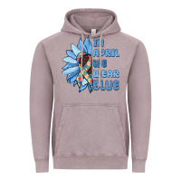 Vintage Zinc in april we wear blue Vintage Hoodie - MaliasSmallBusiness