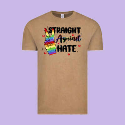 Gay Pride Vintage Tee Designed By Maliassmallbusiness