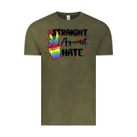 Vintage Olive gay pride Vintage Tee - MaliasSmallBusiness