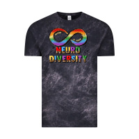Cloud Black neurodiversity Vintage Tee - JahusDesignShop
