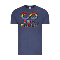 Vintage Denim neurodiversity Vintage Tee - JahusDesignShop