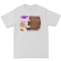 Dove Grey Wood Cowhide Pattern Premium Tee - Bettercallsaul