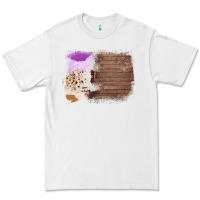White Wood Cowhide Pattern Premium Tee - Bettercallsaul