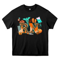 Black rn registered nurse Heavy Core Tee - AdoDesignShop