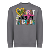 Storm my first day of 1st grade Heavyweight Sweatshirt - NancyCooperArtShop