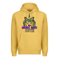 Antique Gold mardi gras cutie unicorn Premium Hoodie - CowGirlArtShop