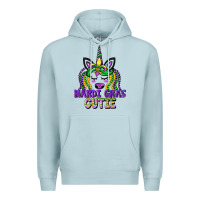 Blue Mist mardi gras cutie unicorn Premium Hoodie - CowGirlArtShop