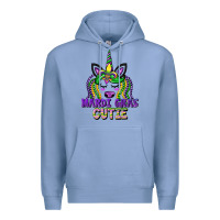 Colony Blue mardi gras cutie unicorn Premium Hoodie - CowGirlArtShop