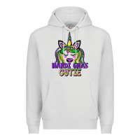 Dove Grey mardi gras cutie unicorn Premium Hoodie - CowGirlArtShop
