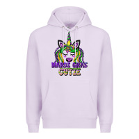 Lilac mardi gras cutie unicorn Premium Hoodie - CowGirlArtShop