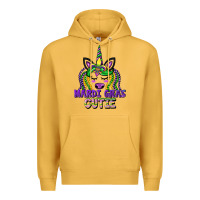 Mustard mardi gras cutie unicorn Premium Hoodie - CowGirlArtShop
