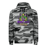 Slate Camo mardi gras cutie unicorn Premium Hoodie - CowGirlArtShop