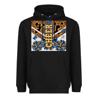 Black Cheer Heavyweight Hoodie - TumblerDesignByShophia