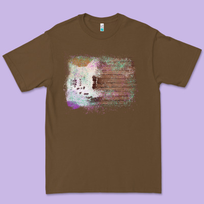 Cowhide Wood Glitter Pattern Premium Tee Designed By Bettercallsaul