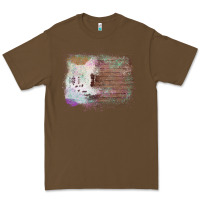 Cacao Cowhide Wood Glitter Pattern Premium Tee - Bettercallsaul