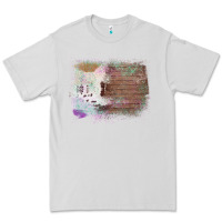 Dove Grey Cowhide Wood Glitter Pattern Premium Tee - Bettercallsaul