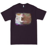 Plum Cowhide Wood Glitter Pattern Premium Tee - Bettercallsaul
