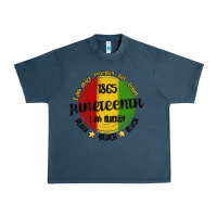 Midnight Navy i am black everyday but today juneteenth Urban Heavy Tee - MaliasSmallBusiness